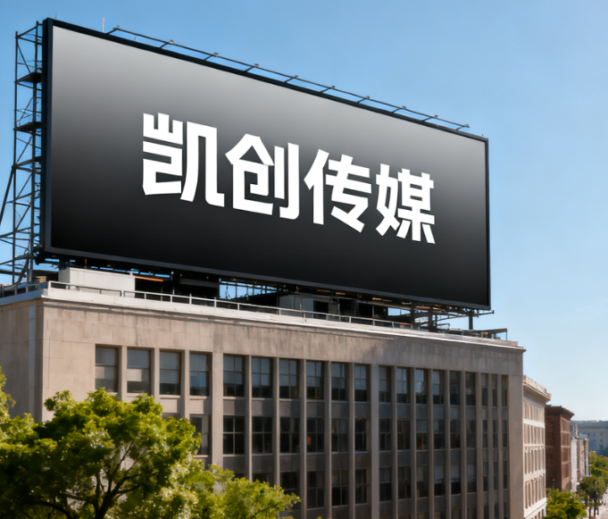 扶风户外广告牌的设计与制作