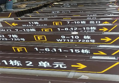 扶风广告标识中，常见的几种安装方式。