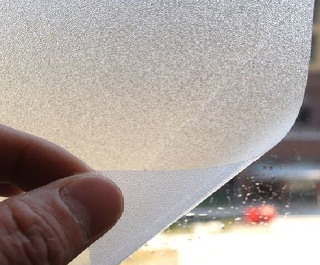 扶风玻璃门外面粘广告用什么材料好？