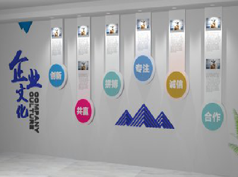 扶风企业文化墙需要传递什么办公文化？